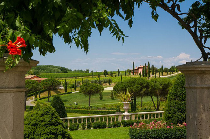 Il parco del Castello di Spessa