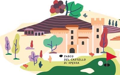 Il parco del Castello di Spessa